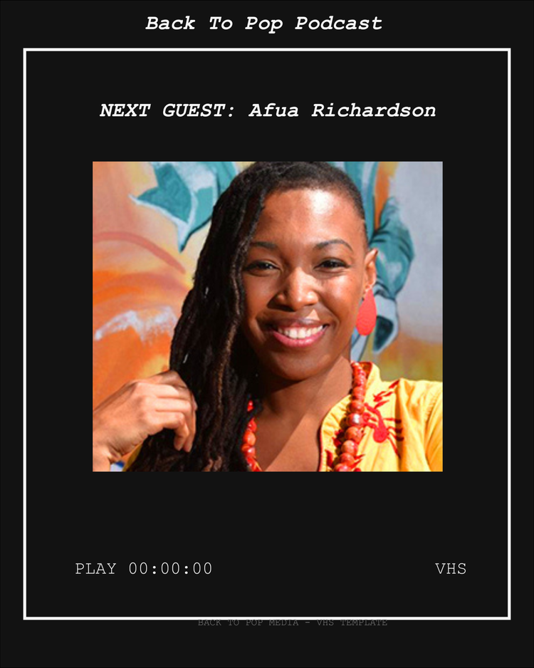 Next Guest Announcement: Afua Richardson Joins the Back To Pop Family